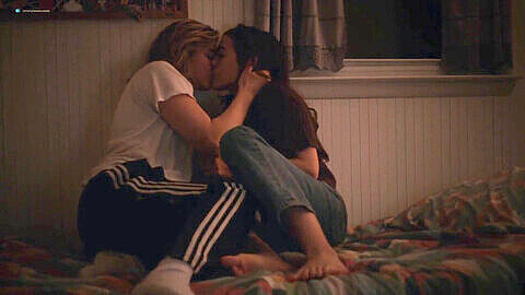 Midnight lesbians sleep touching, sleep lesbian hd, lesbian kissing