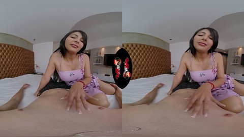 VRLatina - Latina hottie's intense VR sex session