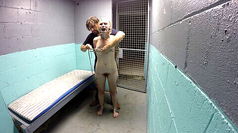 Rachel greyhound slave, locked up, locked