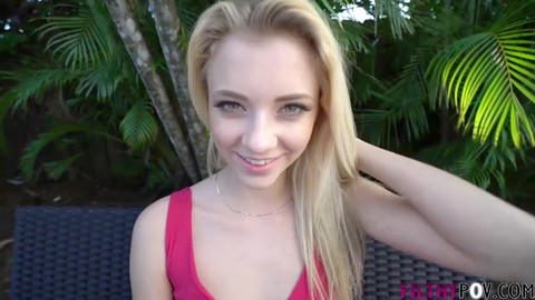 Oral pleasure, blonde teen, filthypov