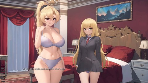 Visual novel game, anime hentai, role play