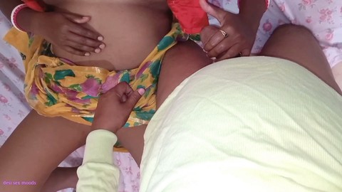 Devar folla por la fuerza a la bhabhi dormida después de verla con un vestido abierto
