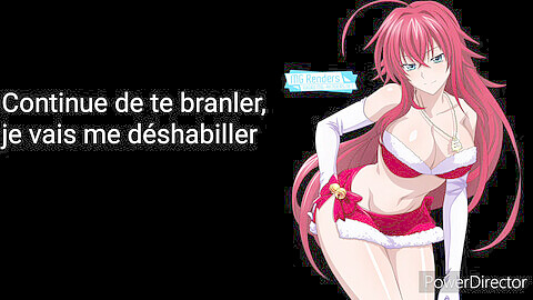 Rias Gremory hentai beauty explores anal pleasure in her first French lesson