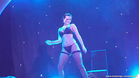 Female body, striptease on stage new, striptease stage show