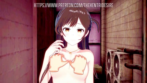 Manga porno Louer une petite amie, rendez-vous avec Chizuru Mizuhara - c'est parti !