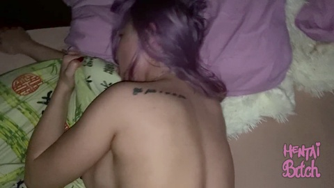 Woke up my girlfriend and passionately ravaged her tight asshole! (Real)
