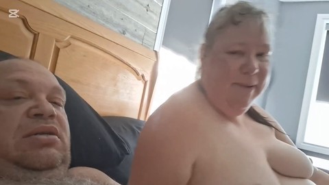 Big and beautiful woman enjoys oral and machine pleasure