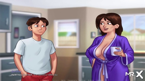 SummertimeSaga - Episode 1: Mothers fulfilling their desires with their sons-in-law