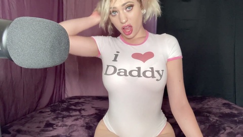 Step daddy, big oiled tits, roleplay