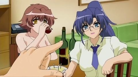 (Issho no H Shiyo 4) Frère tenté par sa sœur plantureuse et son amie