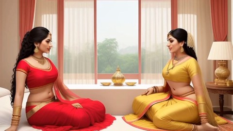 Una instructora escolar de Chennai en saree se vuelve romántica en una casa de huéspedes