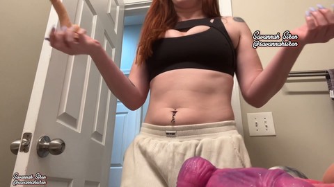 Size queen Savannah Siren humiliates with small penis humiliation