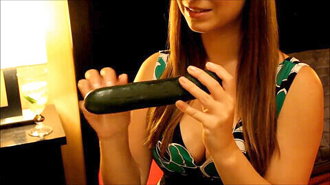 Jaw-dropping, teen cucumber, mom
