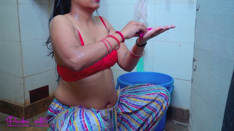 Indian bathing, indian lesbian, hindi sexy lesbian