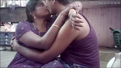 Indian bhabhi, romantic kiss, movement