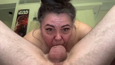 Old and young homemade, close, bbw granny