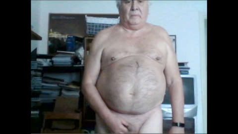 Gay cam, faggot, grandpa show on webcam