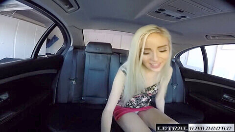 Uber rider Naomi Woods fucks the driver for fun on a wild ride