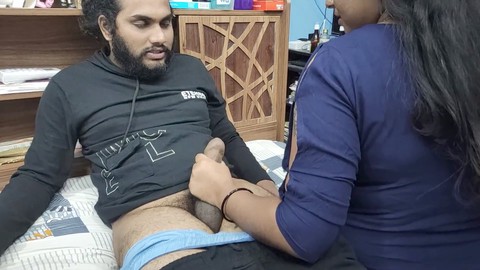 Intense hardcore session between mature doctor and patient in the medical office