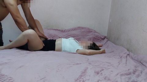 Naughty encounter with my alone-at-home stepmother leaves us unable to resist temptation