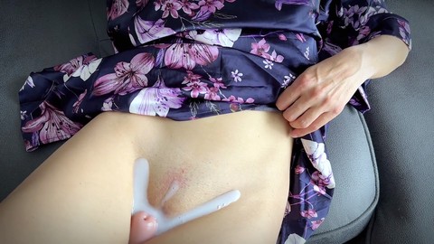 Happy ending, milf, pussy rubbing