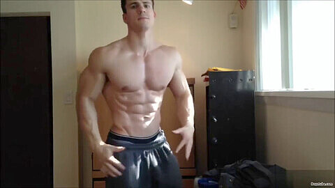 Muscle worship straight, alpha worship, muscle hunk solo