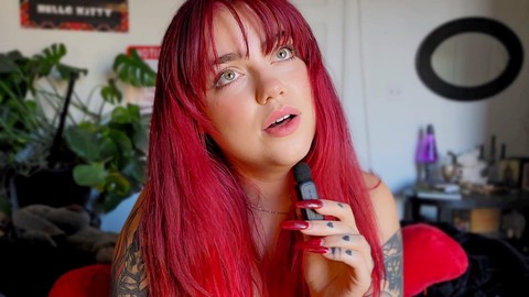 Coo, asmr moaning, tattoo girl