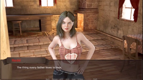 Adult game, 3d game, small tits