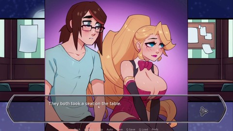 Video game porn, video game hentai, condom blowjob