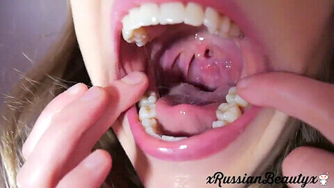 Giantess vore, tongue fetish, uvula