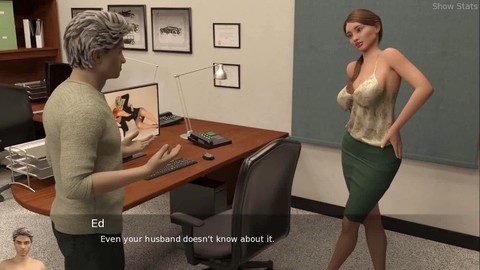 巨乳, 浮気, ビジュアルノベル