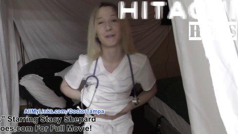 Behind the scenes of Stacy Shepard's "Don't Tell Doc I Cum on the Clock" featuring Hitachi Magic Wand setup and bloopers. Watch the full film on HitachiHoes.com!