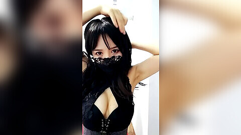 Chinese mask girl, korean bj, asian webcam