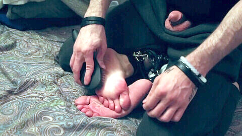 Tickling, tickling footjob, tickling submission