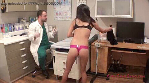 Alexa Chang, a fiery Latina teenager, submits to a mandatory college physical by Doctor Tampa at GirlsGoneGynoCom Clinic - Part 2 of 11