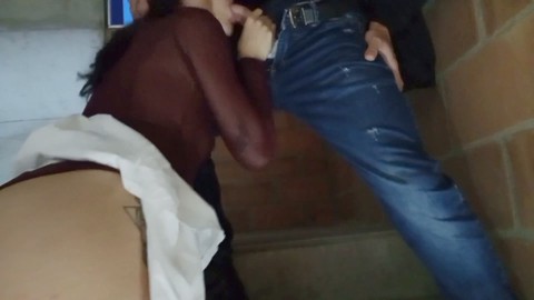 Quietly banging my buddy's wife as he's on the other side of the wall