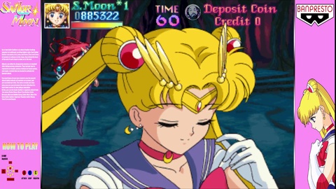 Epische Gaming-Session von Pretty Soldier Sailor Moon (Arcade) - Kompletter Durchlauf!