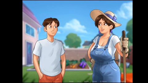 Saga estivale partie trois - Belle-sœur se penchant sur son gros derrière