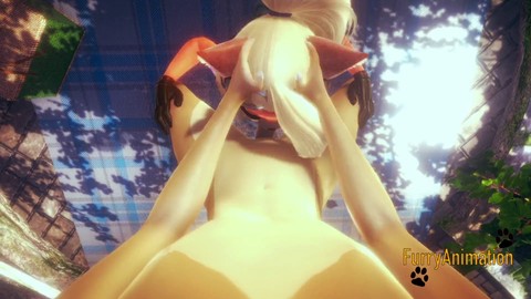 Furry Crash Bandicoot hentai - POV Coco gets hardcore sex action 1:2