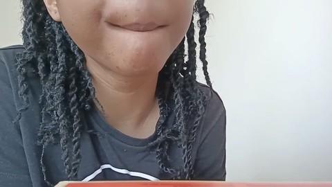 Cum on my face joi, try not to cum, cute ebony