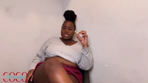 Female dom, feet fetish, ebony feet