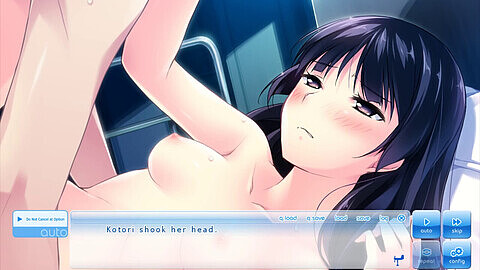 Kotori's Erotic Adventure in "If My Heart Had Wings" - Episode 1 (Anime Visual Novel)