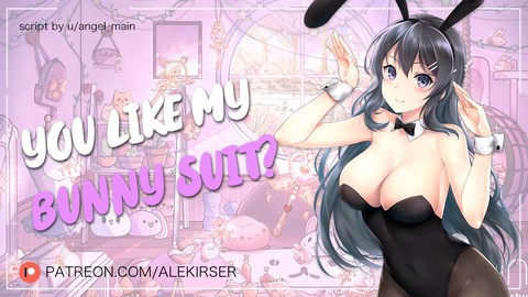 Seductive crush dons bunny outfit and begs for your seed! | ASMR Erotic Roleplay