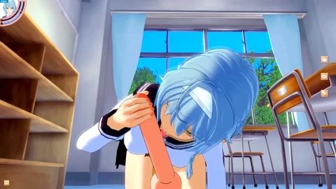 Yuki Nonaka de l'anime en hentai 3D se fait baiser dans différentes positions