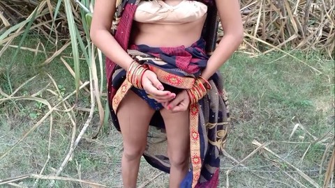 Horny Desi village Bhabhi indulges in wild outdoor orgy in the jungle