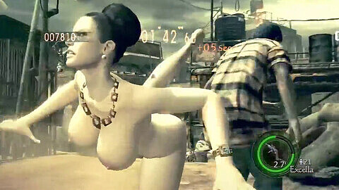 Big tits, resident evil 5, excella gionne