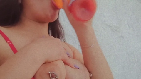 Solo mexican girl, pierced nipples, latina