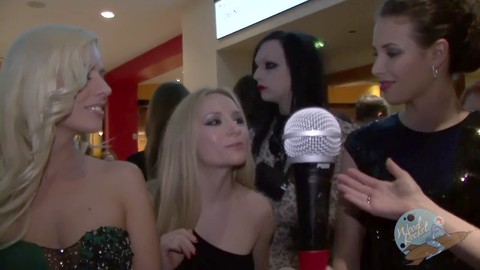 Red carpet, interview, porn star