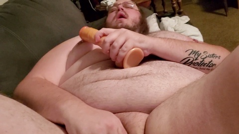 Fag, big dildo anal, rectal