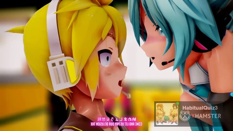 Miku's erotic fantasy leads to intense cheating sex romp!